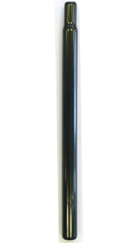 SEATPOST STRAIGHT 27.2MM X 400MM STEEL - BLACK
