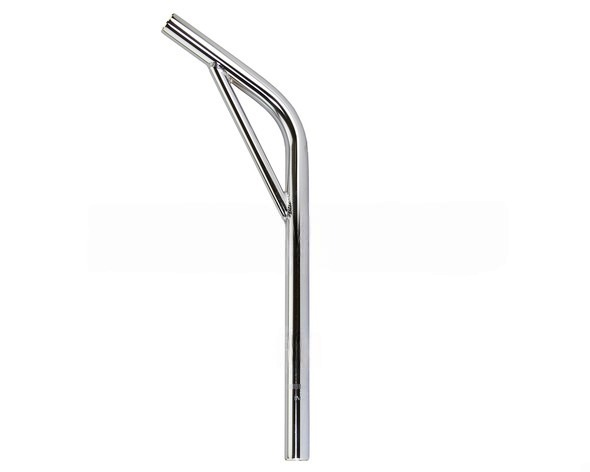 `A NEW ITEM - SEATPOST LAYBACK W/SUPPORT 22.2MM X 400MM CR-MO - CHROME