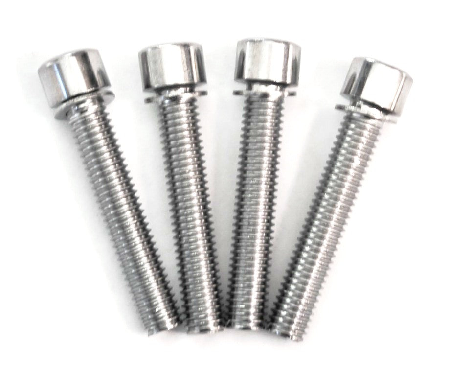 SEAT POST BOLT M8, 45mm, Allen Key Type, For Micro Adjust, Full Threaded, C.P. (Bag 4)