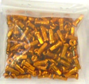 NIPPLES 14g Alloy, 12mm GOLD (Gross)