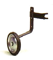 TRAINING WHEELS 12-20, BLACK - Heavy Duty, color box