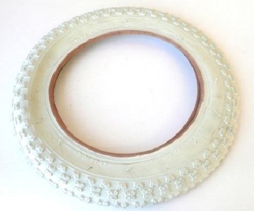 TYRE 16 x 2.125 WHITE BMX (57-305)
