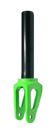 "Special Pricing" Scooter fork, Alloy, 1 1/8" x 190mm Steerer, 130mm threaded, GREEN