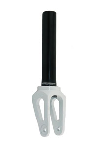 "Special Pricing" Scooter fork, Alloy, 1 1/8" x 190mm Steerer, 130mm threaded, WHITE