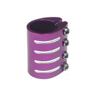 "Special Pricing" D/clamp w/4 bolts 31.8 purple