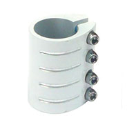 "Special Pricing" D/clamp w/4 bolts 31.8 white