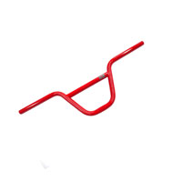 HANDLEBAR 22.2mm, 68cm Wide, 180mm Rise, BMX, RED