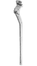 KICKSTAND 20-27 Centre Mount, Alloy SILVER, Cut-Off type
