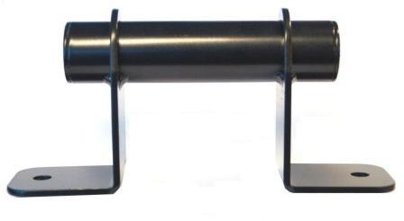 FORK MOUNT for 20mm Axle, 110mm wide, Supplied With Mounting Hardware, BLACK