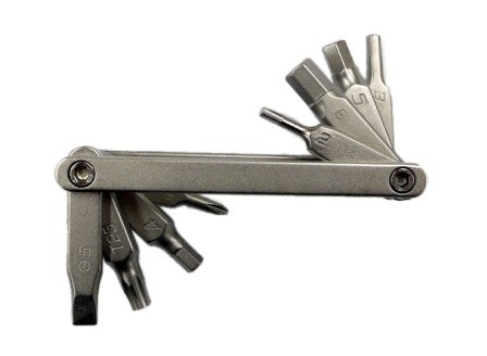Multi-tool 8 function, SLIMLINE, 2/3/4/5/6/T25/-/+