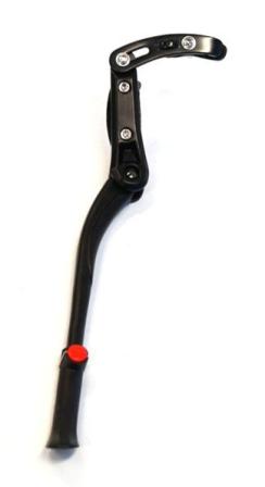 KICKSTAND 24-28 Adjustable, Seat/Chain Stay Mount, Alloy BLACK, Disc brake compatible