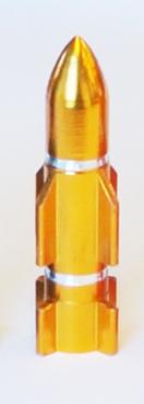 sorry temp o/S Valve Cap ATOMIC Rocket Gold, A/V