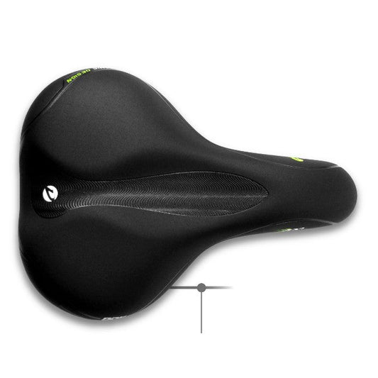 Saddle, vinyl top, black pc w/memory foam, w/DDK logo, steel black rail L:270 W:195mm Made in Taiwan