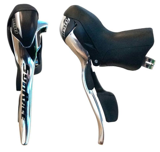 STI Shifter & Brake Lever Combo, INDEXED RH9-LH3 Black (Left-Hand 3-Spd)