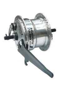 HUB Front, Nutted, Sturmey Archer DYNO/drum brake 100mm - OLD 36h