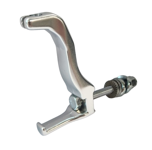 FORK CABLE HANGER - Alloy, SILVER, w/UCP nut type screw & nut w/o logo (Sold Individually)