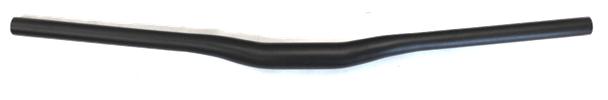 HANDLEBAR  31.8mm, 68cm Wide, 20mm Rise, 6 Deg Sweep, Alloy  BLACK