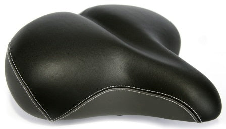 Saddle Black, Exerciser, Ultimate comfort, Plush foam, "Webspring" base, Quality Velo manufactured product (28cm X 28cm)