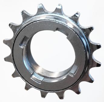 FREEWHEEL 1/8" x 16T, DICTA "EZ-OFF" CNC Machined, SILVER