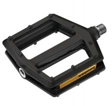 PEDALS 9/16" BMX, One Piece, Sealed Bearings, Nylon Body/Nylon Pins/Cr-mo Axle, BLACK