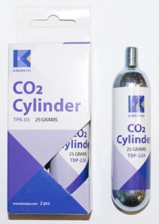 Co2 CARTRIDGE 25g Threaded, Box 2