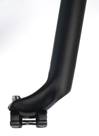 SEATPOST 27.2 x 350mm, Micro-Adjust, 30mm Offset, Dual Bolt, Alloy BLACK