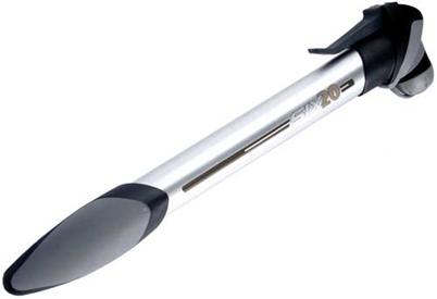 MINI PUMP Alloy, w/new clever valve to fit AV/FV (with Velcro strap)