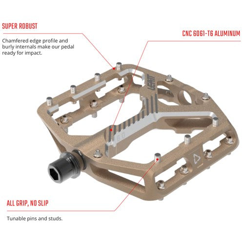 Pedal All Mtn 6.0 Flat Narrow - 100mm Frost Bronze