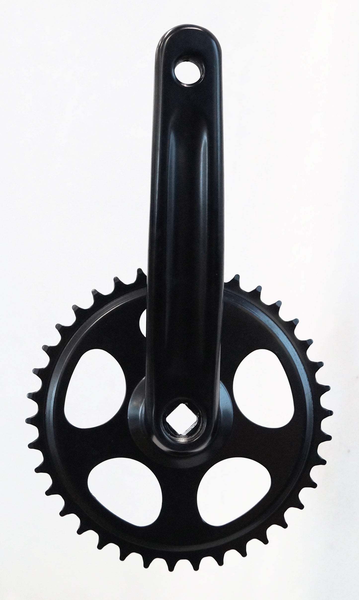 Chainwheel TANDEM 3/32 . 38T. 170mm steel black alloy crank (L/H SIDE ONLY)