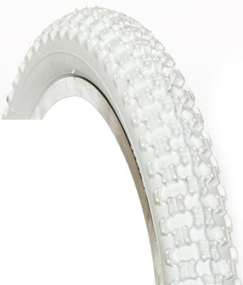 TYRE 20 x 2.125 WHITE BMX, (57-406) quality Vee Rubber tyre (4874)