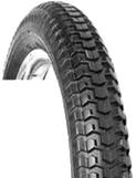 TYRE 22 x 1.75 BLACK, (36psi) Dirt pack tread, Quality Vee Rubber Tyre (47-456)