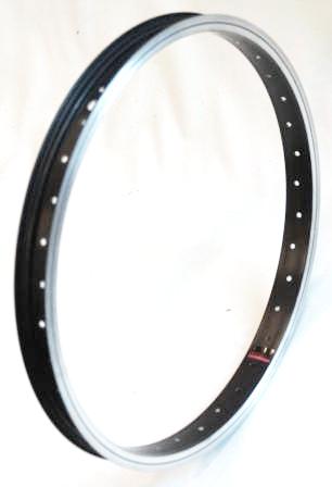 RIM 18" x 26mm - SHINING A-7X - 36H - (355 x 26) - Schrader Valve - Rim Brake - S/W - BLACK