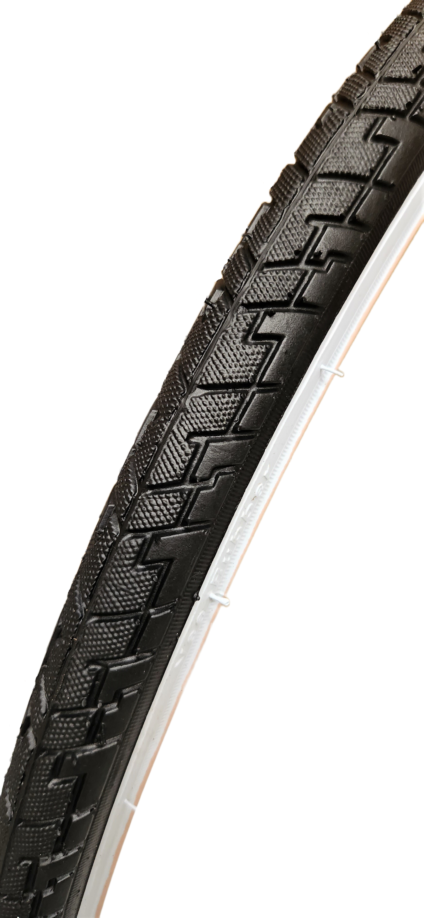 Tyre 700 x 35C BLACK with WHITE WALL Hybrid, (35-622) Quality Vee Rubber tyre (4768)