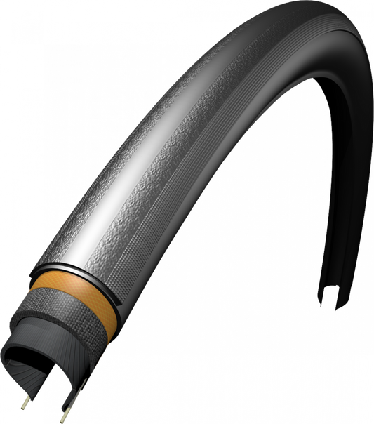 TYRE 700 x 28C BLACK/ BLACK SKINWALL , foldable, Taiwan Premium, 150TPI , Road tread, DURO Dorado (28-622)
