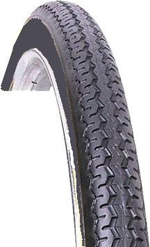 TYRE 14 x 1.3/8 BLACK (37 x 288), Quality Vee Rubber Tyre