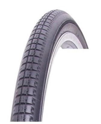 TYRE 16 x 1.3/8 BLACK (37-340) , Quality Vee Rubber Tyre