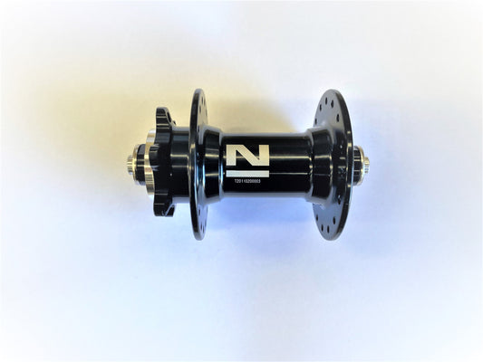 Hub, Front Novatec 32Hole Sealed Bearing 6 Bolt Disc Q/r Black Alloy Hub .old 100mm