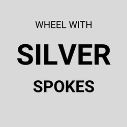 WHEEL 26" Alex DM-18 D/w Eyeleted Alloy Silver Rim , Q/R Screw On MultiSpeed Silver Hub , Silver mach1 Spokes , (Matching Front 93687)