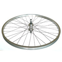WHEEL - 26" JETSET S/W Alloy Rim, Screw On Multi Speed Alloy Nutted Hub, Mach 1 Stainless Steel Spokes, REAR. ALL SILVER (Matching Front 93713)