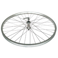 WHEEL - 26" JETSET S/W Alloy Rim, Joytech Alloy Q/R Hub, Mach 1 Spokes, FRONT. ALL SILVER (Matching Rear 93674 / 93675)