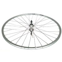 WHEEL 29er/700c Alex R-450 D/W Rim, Screw On 126mm OLD Alloy Q/R Hub, Mach 1 Spokes, REAR. ALL SILVER (Matching Front 93960)
