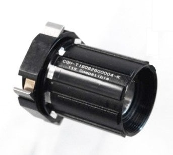 CASSETTE BODY - Alloy Shimano Spline Hub Body to suit E-440 Hub Body Type, Sealed Novatec Hub Body