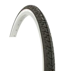 TYRE 700 x 35C BLACK with WHITE wall (35-622)