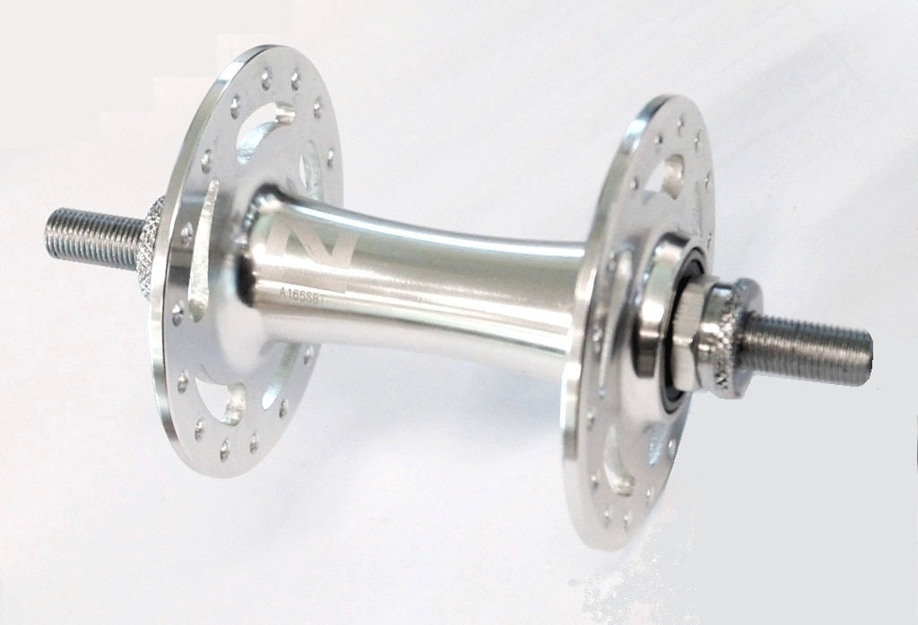 HUB Front, Nutted, Sealed, Track, Novotec, 32H, 3/8 Axle, 100mm OLD, Alloy SILVER