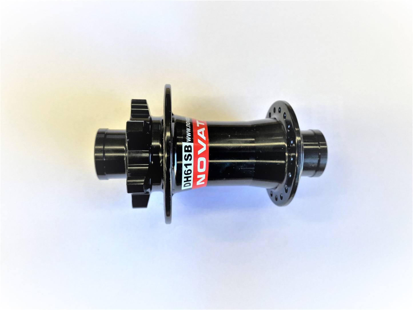 Hub, Novatec Front 6 Bolt DISC Black 36H Suit 20mm Through Axle . (110mm - OLD)