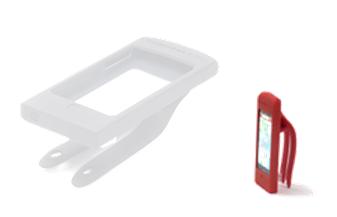 Dash - Silcone iPhone 5 Mount, Two Wheel Cool, RED. Two Wheel Cool (special pricing, we are making room to expand our ranges)