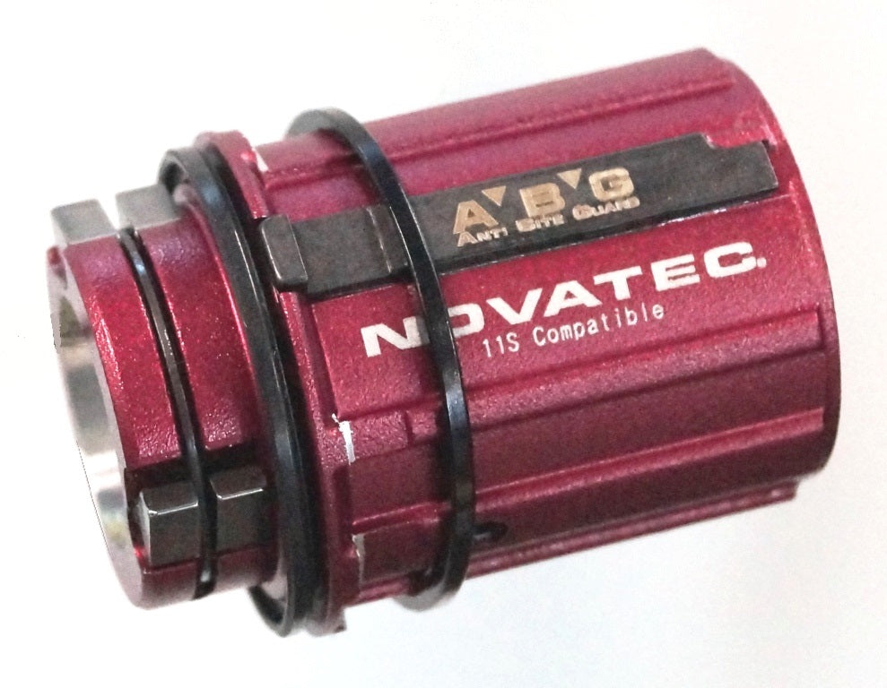 CASSETTE BODY 8/11 Speed Shimano Spline, 3 Pawl, RED, B2 Body, Alloy ABG, 1.8 Spacer, Japanese Bearing (suit F482SB-95526) .