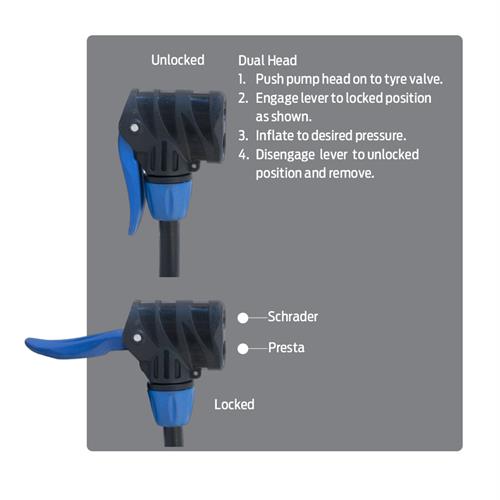SP45 Floor Pump