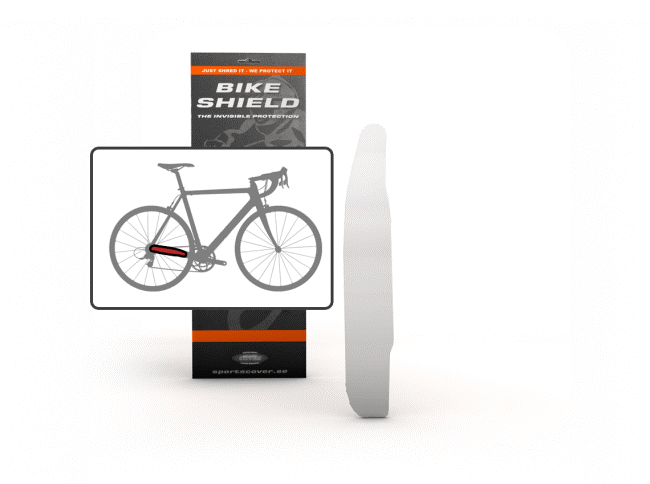 Bikeshield Stay Shield  - Glossy Finish (Bike protection that is Tough, Totally clear, non-yellowing, lightweight, self-healing, transparent and shock absorbing, Easy to Apply without heat or water)