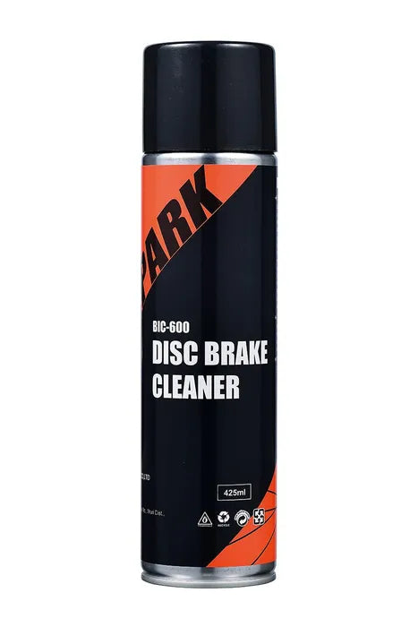 CHEPARK Disc brake cleaner, 425ml, contains no CFC's, is safe & reliable - will not harm rubber, plastic, alloy or carbon. Spray on at 10-15cm away, allow dirt & grease to drip off, evaporates clean